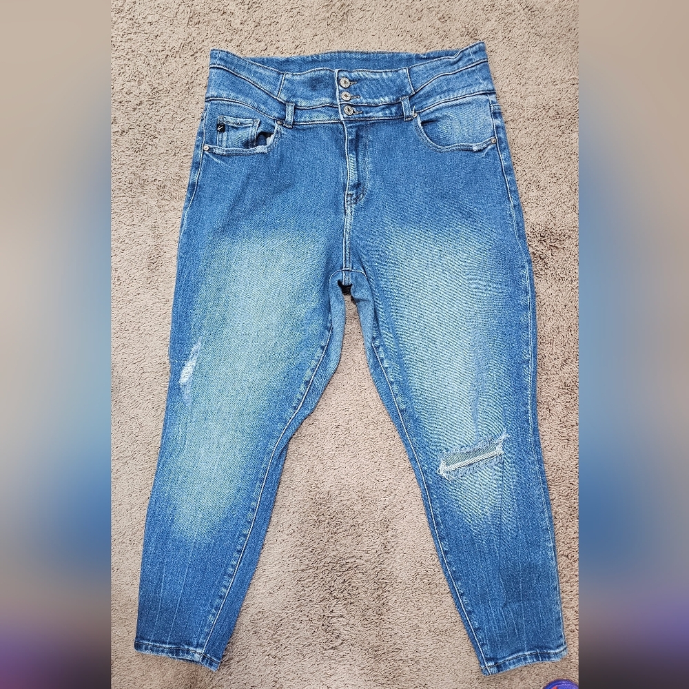 KanCan Women's Skinny Jeans - Blue